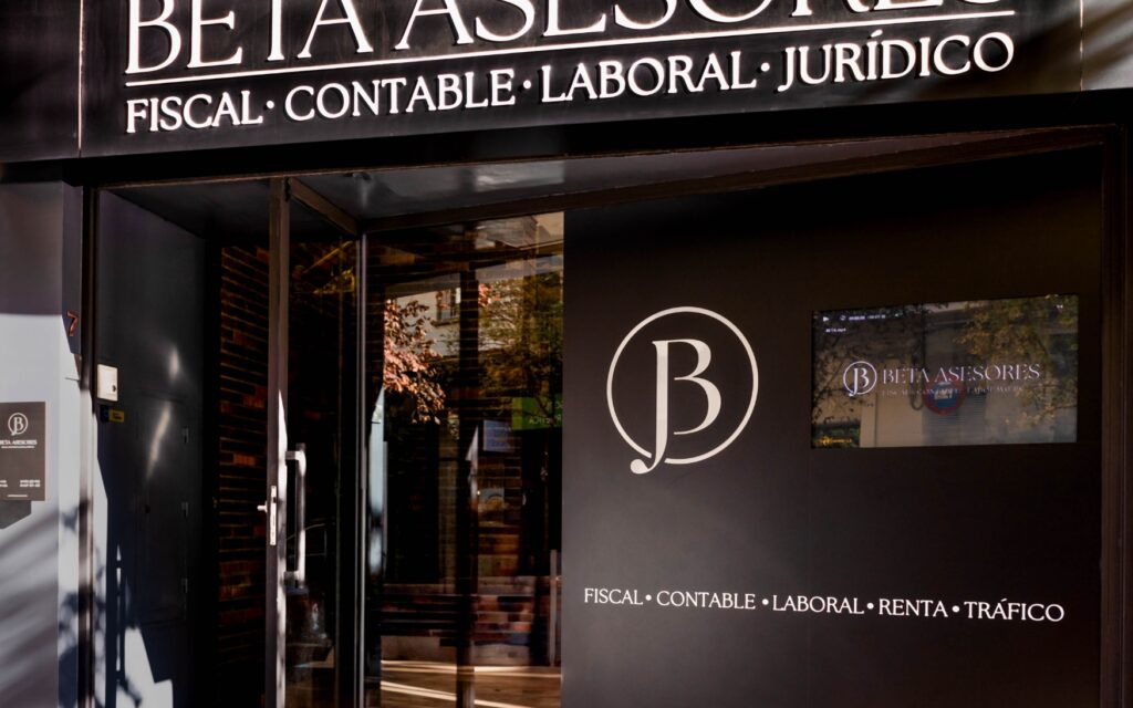 Fachada oficinas Beta asesores Asesoría fiscal y laboral Zaragoza
