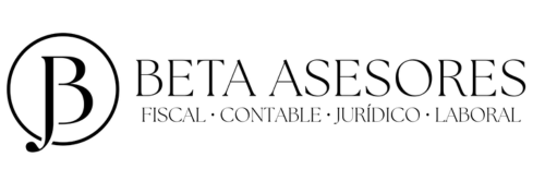Nombre y logo Beta asesoria fiscal Zaragoza